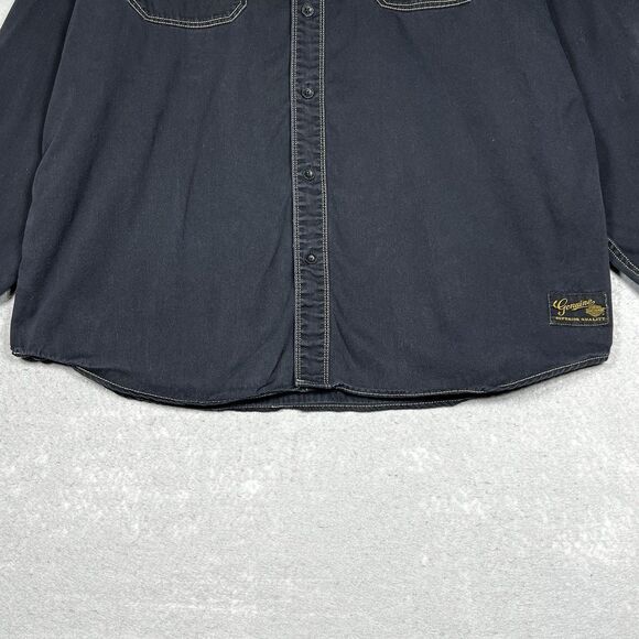 HARLEY DAVIDSON Classic Eagle EMBROIDERED Garage Shirt Men’s 2XL Long Sleeve - Picture 7 of 14